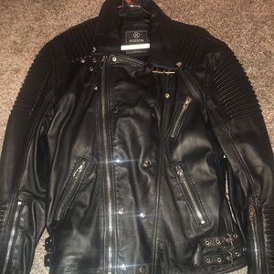 Men’s Hudson Genuine Leather Moto Jacket